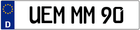 Truck License Plate